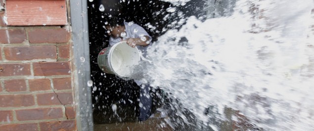 Emptying Flooded House