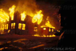 Fire damage claim inspection