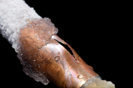 Frozen Pipe Burst: water and flood damage claim documentation