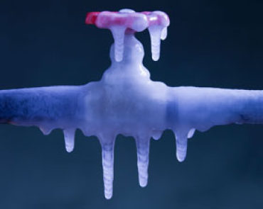 Frozen Pipe: water and flood damage claim documentation