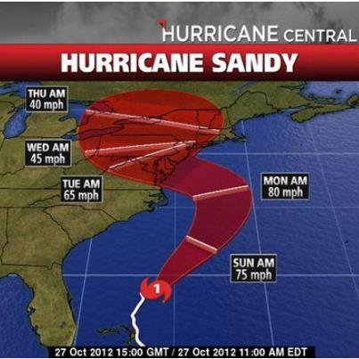 Hurricane Sandy: water and flood damage claim documentation